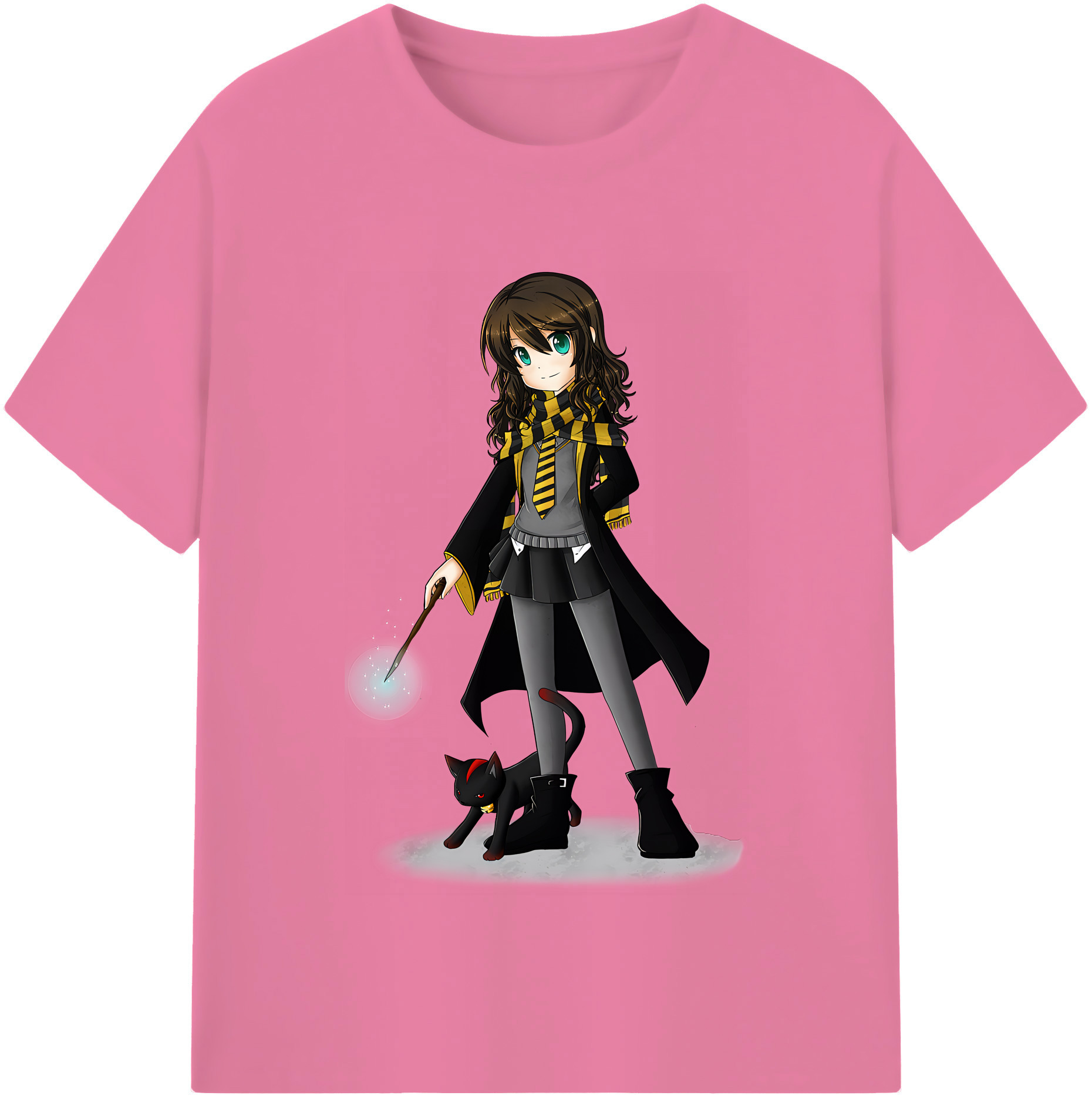 （画像用） Harry Potter ハリー・ポッターシリーズ 綿100％半袖Tシャツ（フロントプリント）